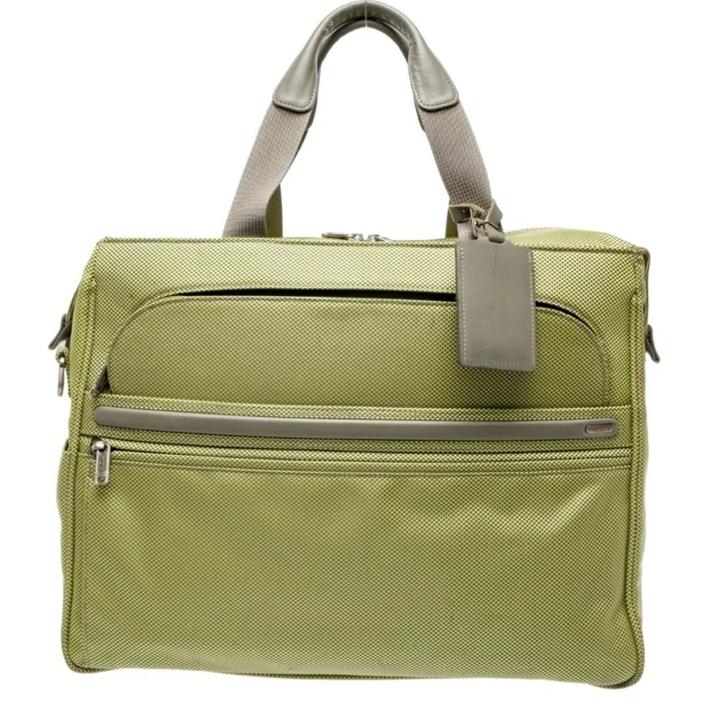 Tumi Green Ballistic Nylon Compact Tote 18” Carry On Weekender Bag 26189LM